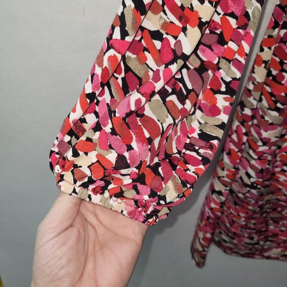 Laundry By Design Dress Womens 6 Sheath Ruched Split‎ Sleeve N2R3505SU - Picture 2 of 15